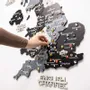 Other wall decoration - 3D Wooden Map of the United Kingdom Nordik L Prime Plus - ENJOY THE WOOD