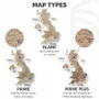 Other wall decoration - 3D Wooden Map of the United Kingdom Terra XL Prime - ENJOY THE WOOD