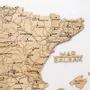 Other wall decoration - Wooden Map of Spain – Gold XL Prime Plus - ENJOY THE WOOD