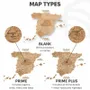 Other wall decoration - Wooden Map of Spain – Gold XL Prime - ENJOY THE WOOD