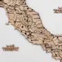 Other wall decoration - Wooden Map of Italy - Gold S Prime Plus - ENJOY THE WOOD