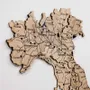 Other wall decoration - Wooden Map of Italy - Gold XL Prime Plus - ENJOY THE WOOD