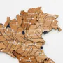 Other wall decoration - Wooden Map of Italy - Oak L Blank - ENJOY THE WOOD