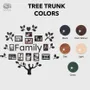 Other wall decoration - Wooden Led Family Tree - Black Ember S Oak No LED - ENJOY THE WOOD