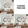 Other wall decoration - Wooden Family Tree - Unity M Light flowers - ENJOY THE WOOD