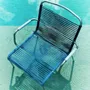 Lawn chairs - MYA - Aluminum outdoor chair with PVC covered armrests. - FIAM SRL