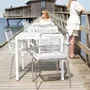 Lawn chairs - MYA - Aluminum outdoor chair with PVC covered armrests. - FIAM SRL