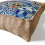 Ottomans - Azulejo Heritage Pouf , floor seating, bench cushion seat custom made - ARTISAN BY MF