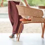 Chaises de jardin - Chaise empilable en aluminium/wicker Phil - JATI KEBON