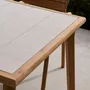 Tables de jardin - Table à manger en teck/céramique Lynn - JATI KEBON