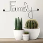 Autres décorations murales - Décoration Murale en Fil de Fer "Family" - à punaiser - Bijoux de Mur - BIJOUX DE MUR
