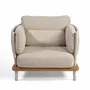 Lawn armchairs - FIJI OUTDOOR ARMCHAIR - CRISAL DECORACIÓN
