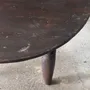 Coffee tables - Coffee table, antique round coffee table in Indonesian teak - OFFICE OBJETS