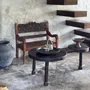 Tables basses - Grande coffee table, table basse tripode minimaliste en teck massif - OFFICE OBJETS