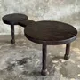 Tables basses - Grande coffee table, table basse tripode minimaliste en teck massif - OFFICE OBJETS