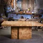 Tables for hotels - Burl Table - Dining Table in Poplar Burl - DUISTT