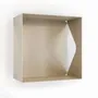 Decorative objects - CUBE WALL SHELF MADE OF AGATE STEEL - DECO-GEM