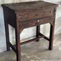 Commodes - Meuble de métier ancien indonésien en teck à deux tiroirs, entretoise - OFFICE OBJETS