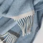 Plaids - Plaid doux en cachemire et laine mérinos MILANO bleu - MOST-BLANKETS
