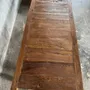 Coffee tables - Large upcycled gold teak coffee table L1m60 W70 H45 - OFFICE OBJETS