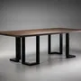 Tables Salle à Manger - Table LAGUNA en noyer - ITALCOLLECTIONS
