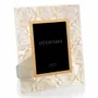 Design objects - Crystal photoframe silver foil gold "Flora" - OTTAVIANI
