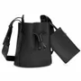 Design objects - Black genuine leather bucket bag - OTTAVIANI