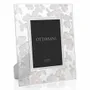 Design objects - Crystal photoframe silver foil silver "Peach flowers" - OTTAVIANI