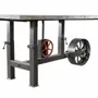 Bureaux d'entreprise - SL-035  Adjustable Wheelbarrow Industrial Table - STURDY-LEGS