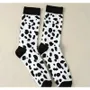 Objets design - Chaussettes imprimées Vache noire et blanche pour Homme - VACHES ET COMPAGNIE