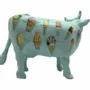 Objets design - Vache décorative la COWne Glacé : figurine gourmande et humour - VACHES ET COMPAGNIE