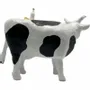 Objets design - Vache décorative la BroCOWtte : le noir-blanc artisanal - VACHES ET COMPAGNIE