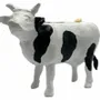 Objets design - Vache décorative la BroCOWtte : le noir-blanc artisanal - VACHES ET COMPAGNIE