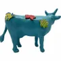 Objets design - Vache décorative la COWte Bleue - VACHES ET COMPAGNIE