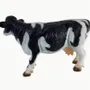 Objets design - Vache décorative noire et blanche en Résine - VACHES ET COMPAGNIE