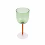 Stemware - Color Pop Wine Glass - Green, 7.5 x 2.8 Inches - CASA AMAROSA