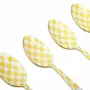 Couverts de service - Enamel Spoon Set – (Set of 4) , 5.4 x 1 Inches - CASA AMAROSA