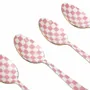 Couverts de service - Enamel Spoon Set – (Set of 4) , 5.4 x 1 Inches - CASA AMAROSA