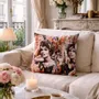 Fabric cushions - Linda decorative cushion cover 45 x 45 - Design by Anne Mondy - ARTDECORIS