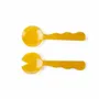 Ustensiles de cuisine - Serveur à salade en résine, vanille, 12,40 x 3,93 pouces - CASA AMAROSA