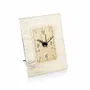 Objets design - Horloge de table en cristal avec feuille d'or « La mer de la vie » - OTTAVIANI