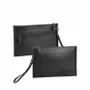 Objets design - Pochette en cuir véritable noir - OTTAVIANI