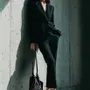 Design objects - Black genuine leather bucket bag - OTTAVIANI