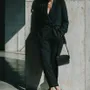 Objets design - Sac bandoulière en cuir véritable noir - OTTAVIANI