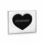 Objets design - Cadre photo Miro Argent "Amore mio" - OTTAVIANI