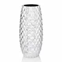 Objets design - Vase orné d'un « diamant » argenté - OTTAVIANI