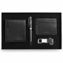 Design objects - Set with pen, keychain, wallet and card holder in genuine leather - OTTAVIANI