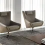 Fauteuils - Fauteuil pivotant en simili-cuir - ANGEL CERDÁ