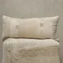 Coussins textile - Quilted linen Pillow - GOVOU FABRICS