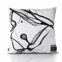 Fabric cushions - White Mobali decorative cushion cover 60 x 60 - Design by BRASS - ARTDECORIS